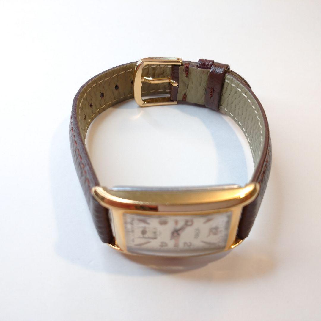 【1940s】TECHNOS スモセコ OH済 ヴィンテージ腕時計