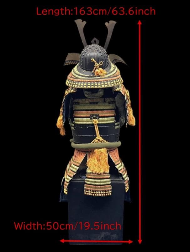 送料込み 着用可能 甲冑 等身大 当世具足 鎧兜 時代祭り 鎧櫃 龍刻 胸当て