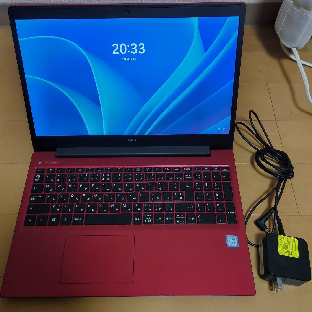 Lavie NS700/N i7-8565U Windows11ノートPC