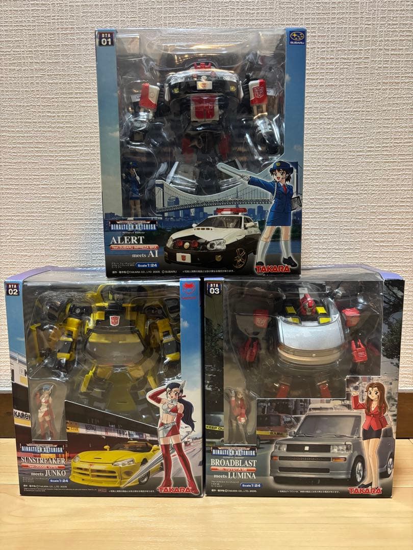 トランスフォーマー バイナルテック アスタリスク BTA-01 02 03