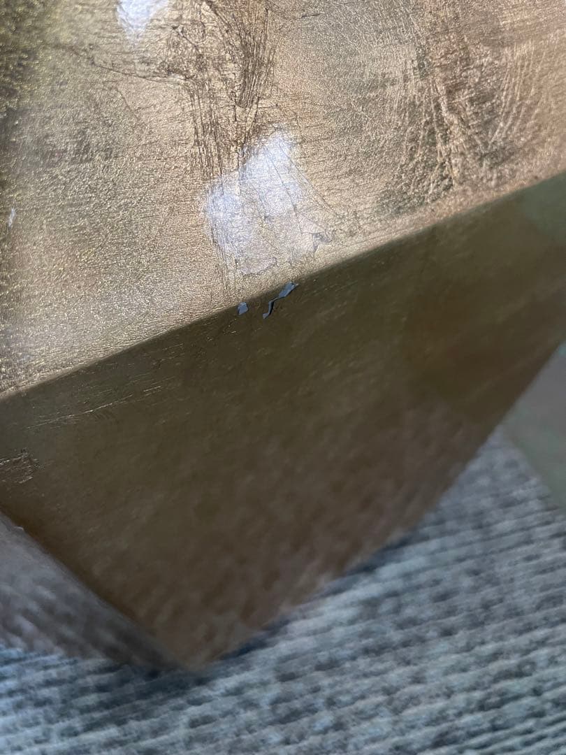 Francfranc サイドテーブル ダイヤモンド型 ゴールド