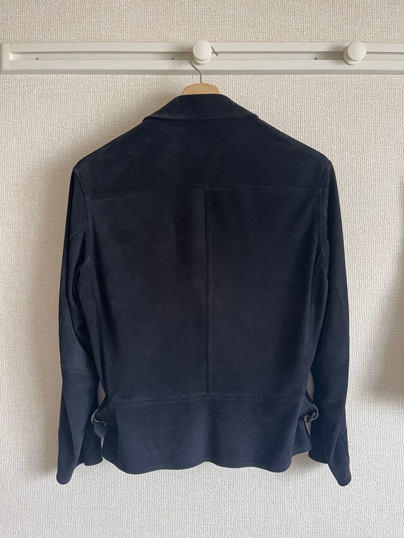 COMOLI シープスエード ジップショートジャケット