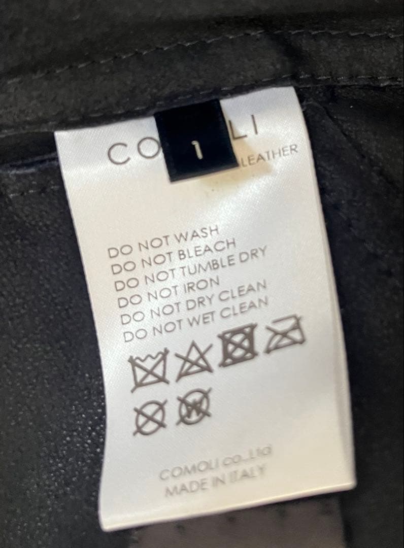 COMOLI シープスエード ジップショートジャケット