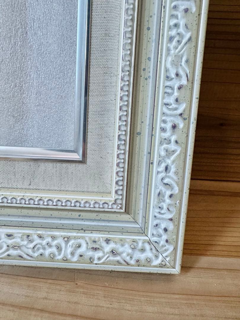 アイボリー P6キャンバス 装飾的な油彩額縁