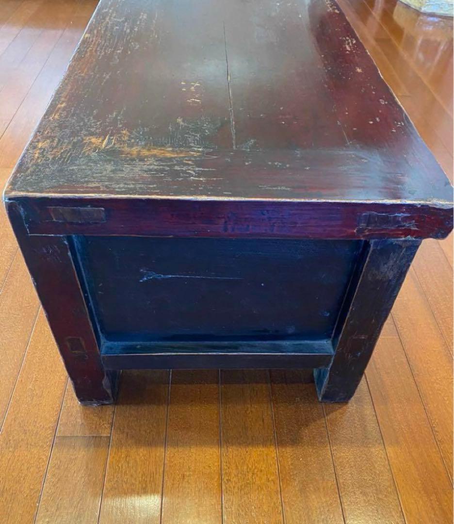 中国骨董家具 キャビネット　無垢材　飾り台オブジェ