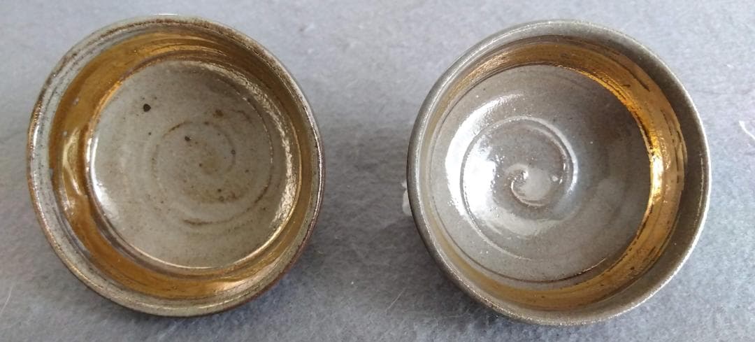 越前焼名工　桝田屋光生　ぐい飲み金盃五客セット