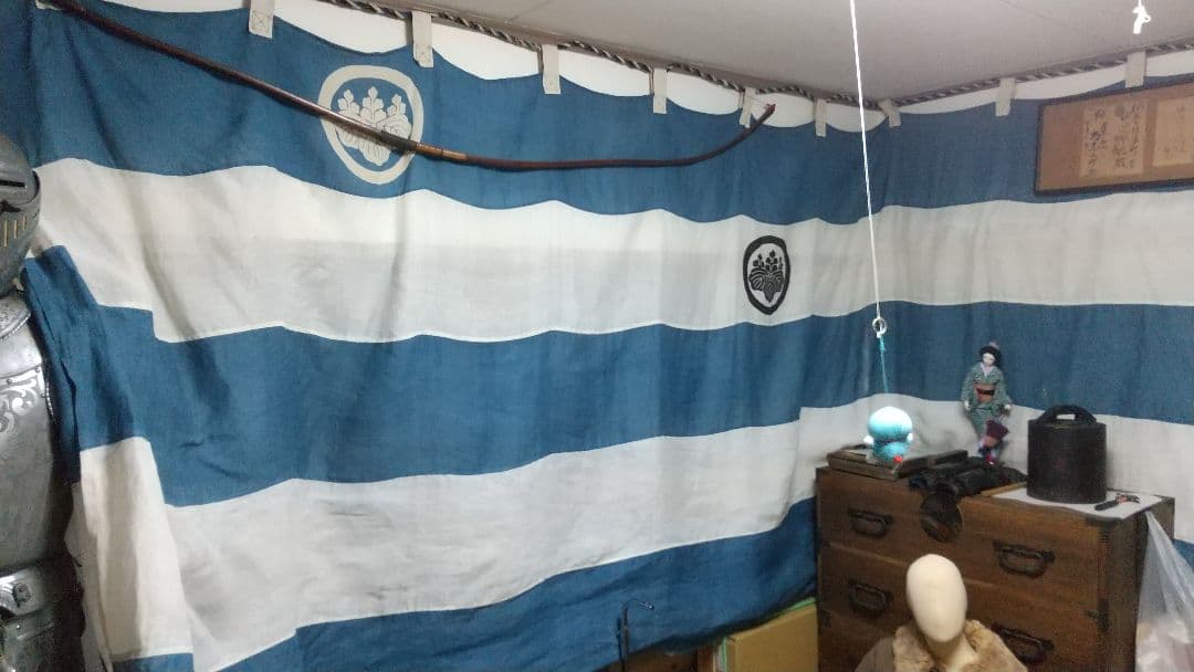 麻地・桐紋・陣幕・３枚