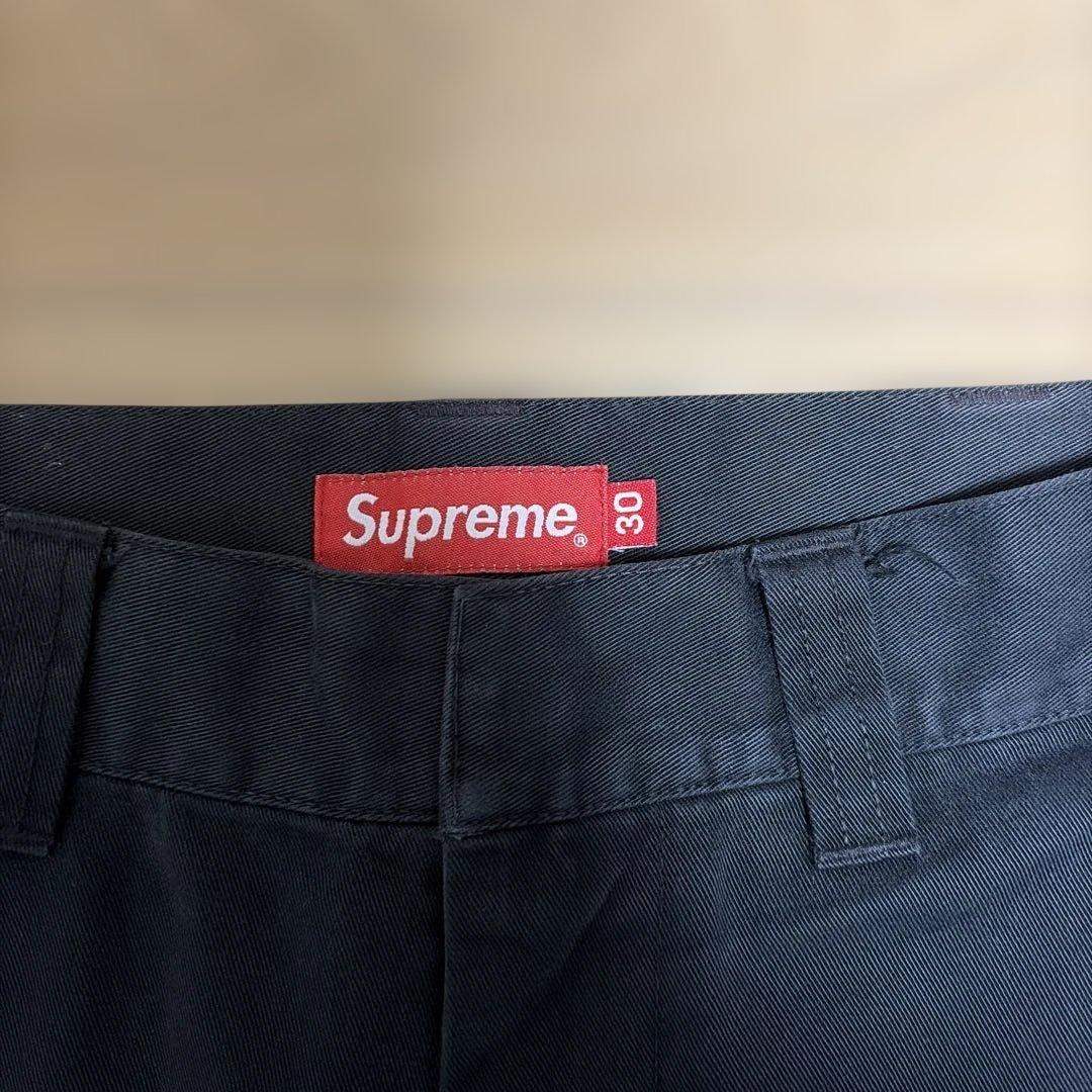 Supreme ブラック チノパン サイズ30