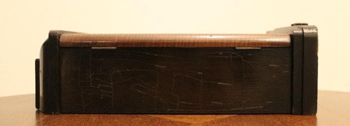 名古屋 meiji アンティーク 小ぶり ミニ 掛時計 柱時計 振り子 動作品