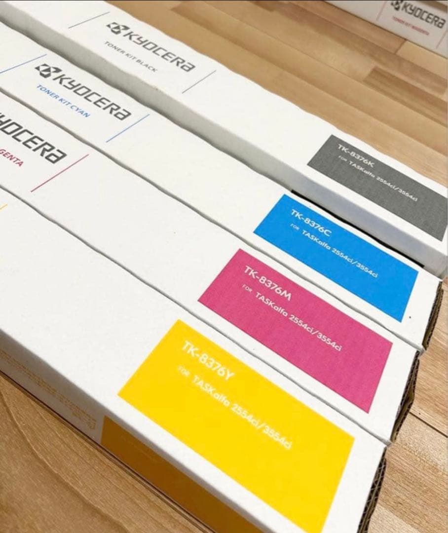 TK-8376新品未使用KYOCERA純正トナー４本セット複合機コピー機