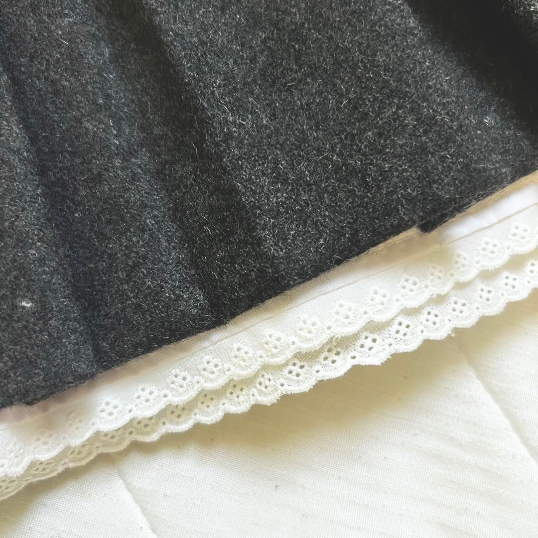 crank プリーツスカート musinsa ウール風生地 韓国ブランド