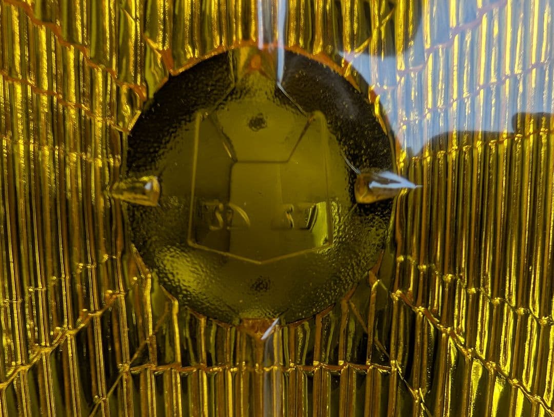 マーシャル 720 ヘッドライト リム付き イエローレンズ キティ 彫り猫 旧車