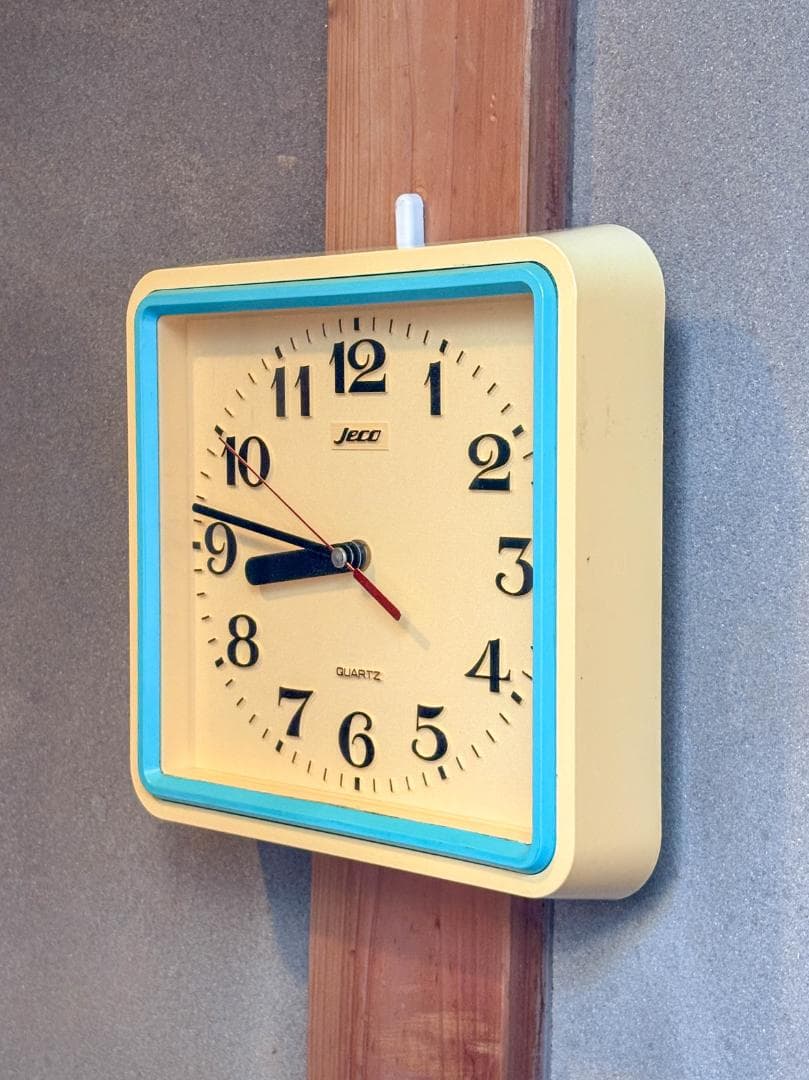 jeco 1970年代　掛け時計　ポストモダン　ミッドセンチュリー