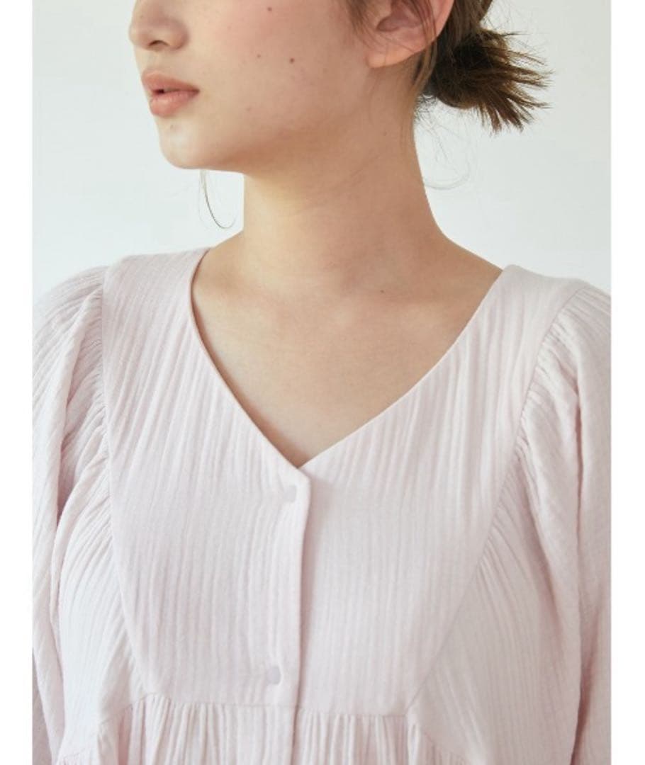 ジェラートピケ　マタニティガーゼワンピース　gelato pique 授乳服