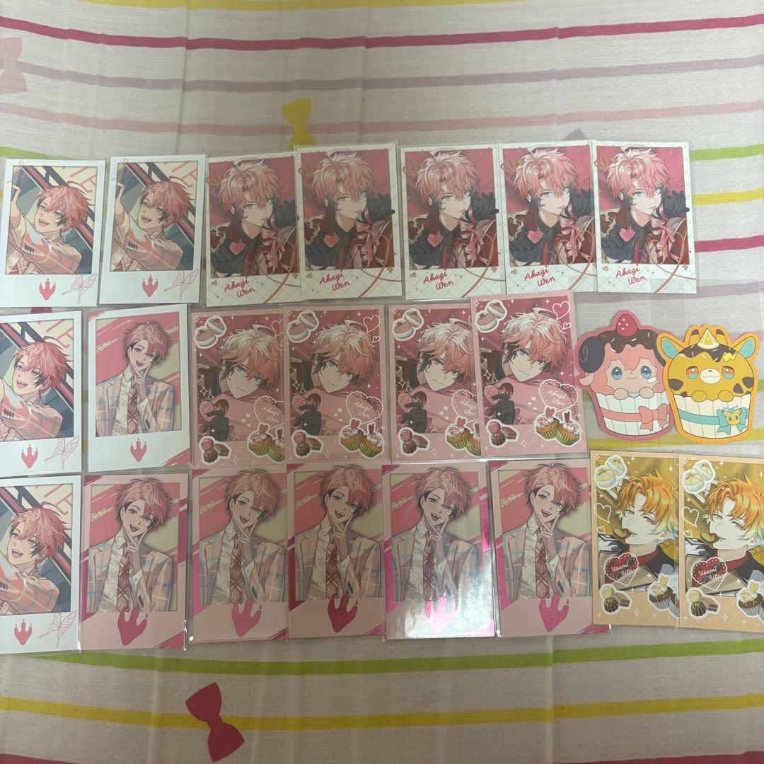 【限定価格】まとめ売り 赤城ウェン アクスタ チェキ カード ぱぺ にじさんじ