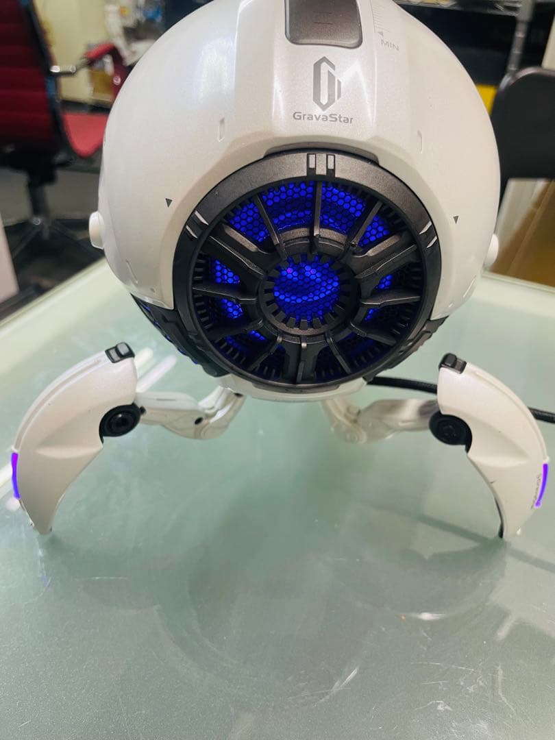 GravaStar Bluetoothスピーカー(ホワイト) 通電のみ