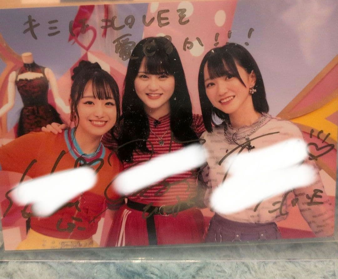 【激レア】=LOVE　直筆　大判生写真　野口衣織　高松瞳　瀧脇笙古