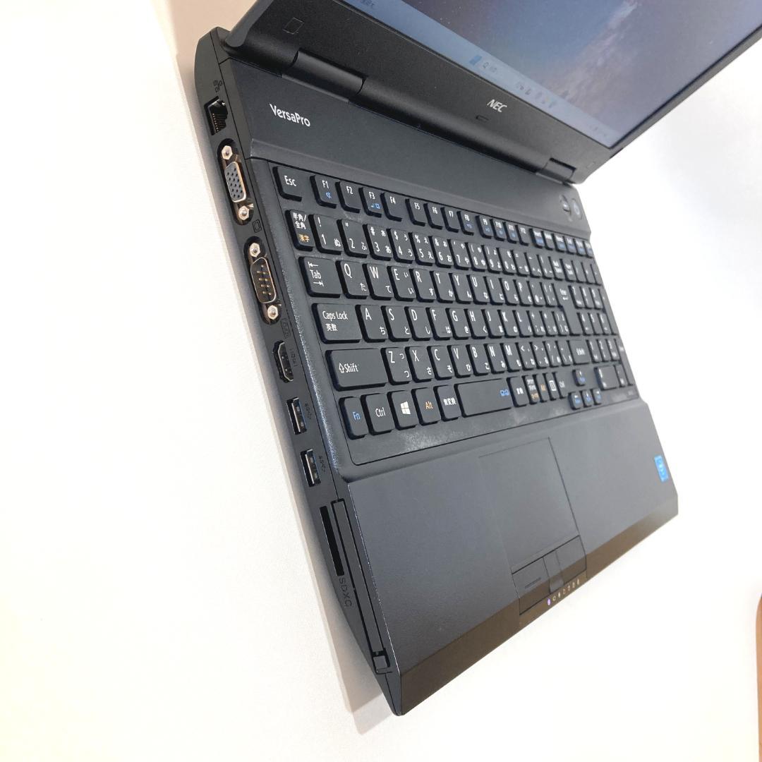 初心者✨快適・大画面・DVD✨黒✨すぐ使えるノートパソコン◇D391-1