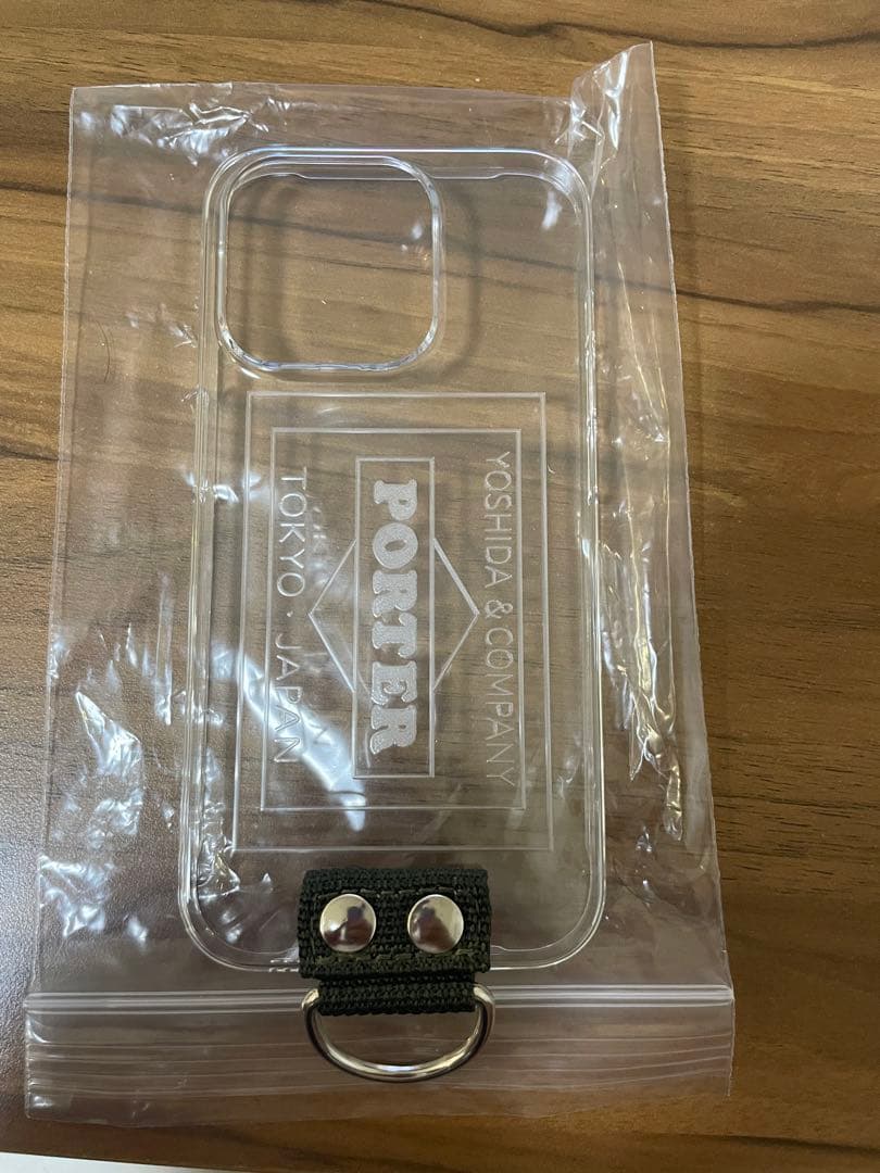 【ケースのみ】PORTER iPhone15 Pro スマホケース カーキ