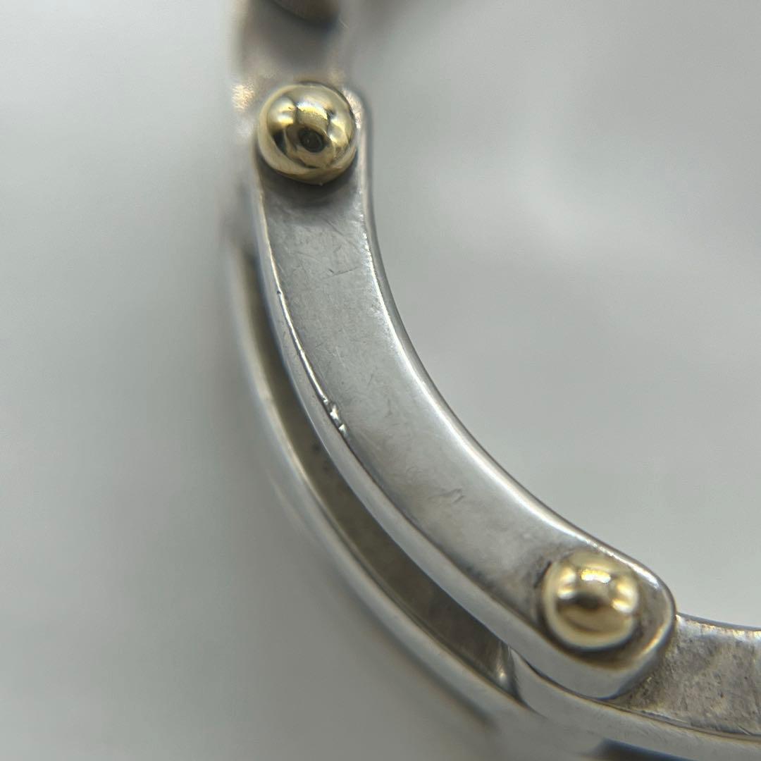 ティファニー TIFFANY ゲートリング 22号 SV YG コンビ 希少