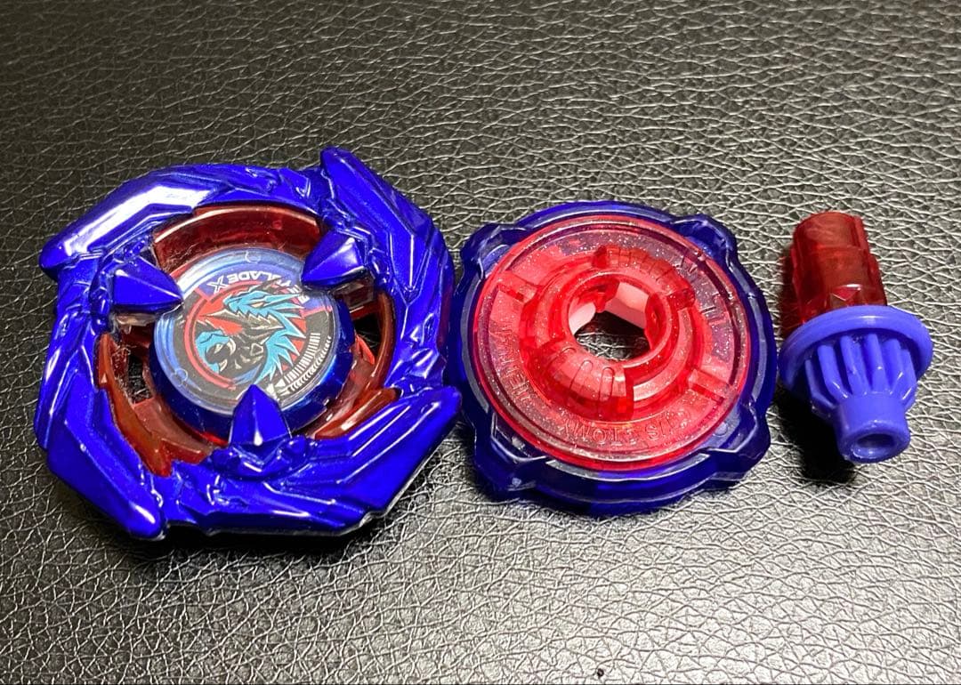 ベイブレードx コバルトドレイク 4-60 f メタルコートブルー