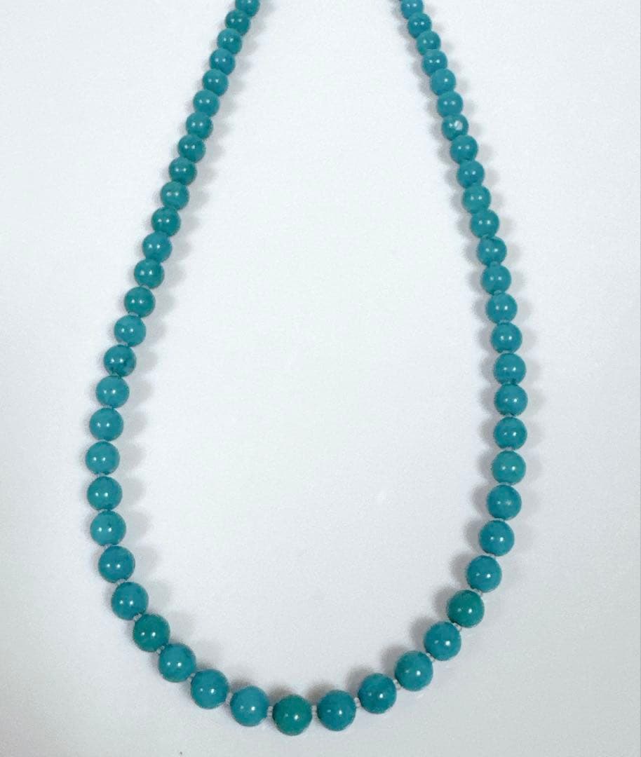 トルコ石ネックレスターコイズネックレスNO25-2157