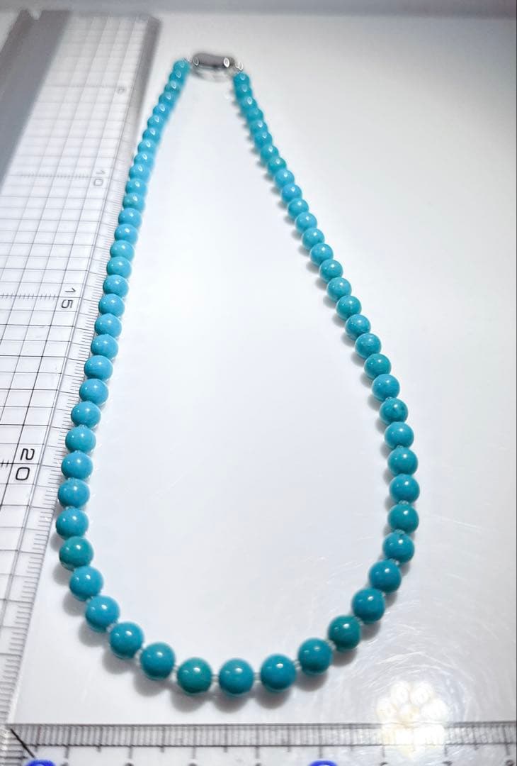 トルコ石ネックレスターコイズネックレスNO25-2157