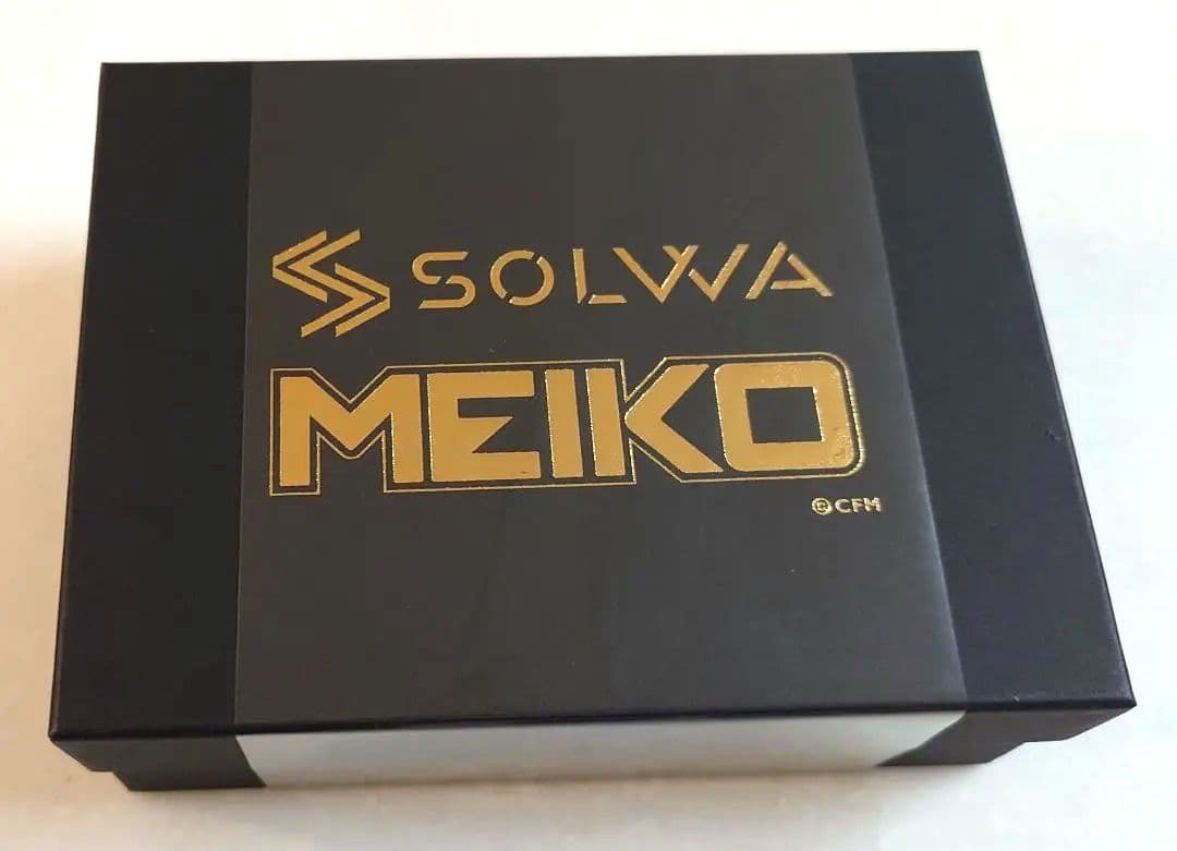 MEIKO 本革二つ折り財布 SOLWA 新品（缶バッジ無し）