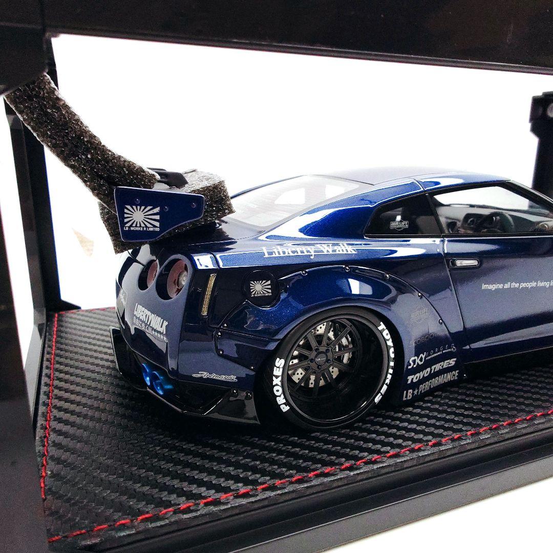 1/18イグニッションモデル リバティーウォーク ブルーメタリック