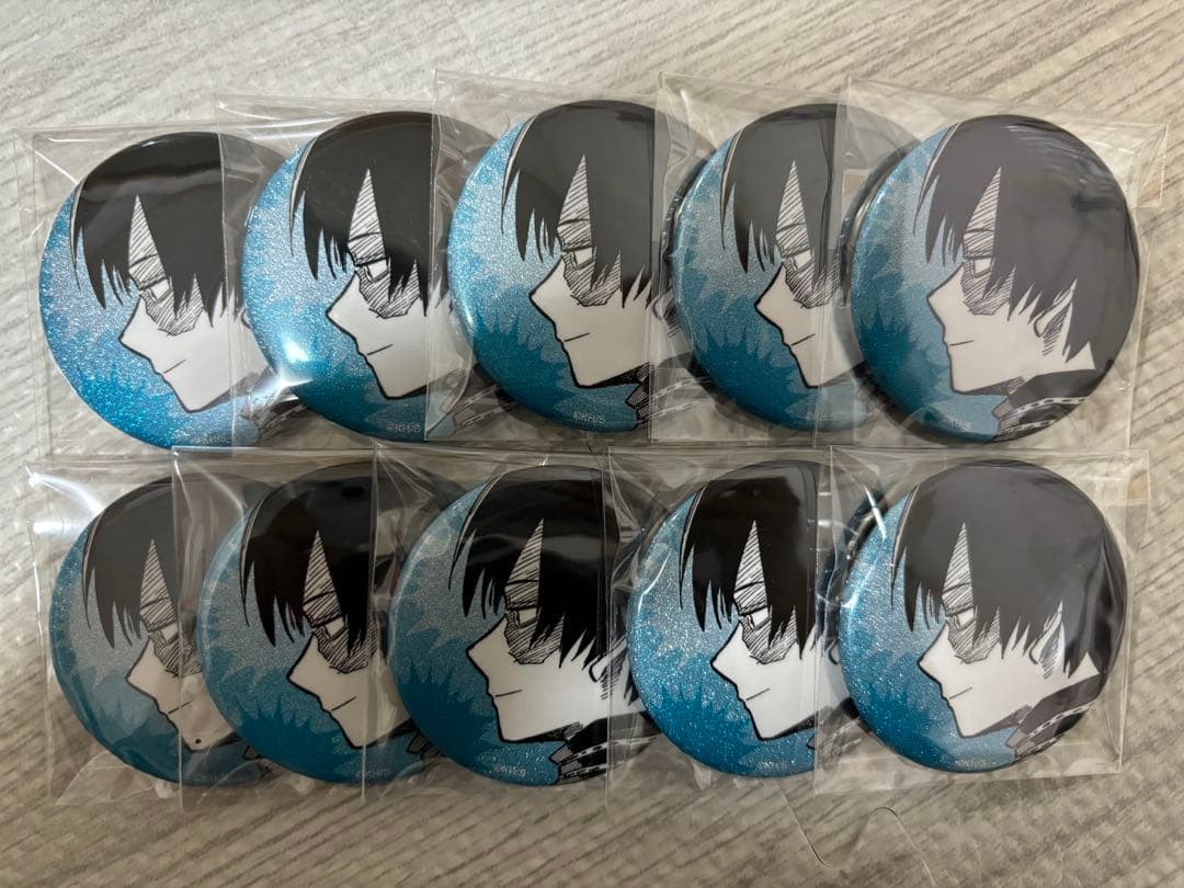 ヒロアカ 轟焦凍 emotions 缶バッジ グリッター