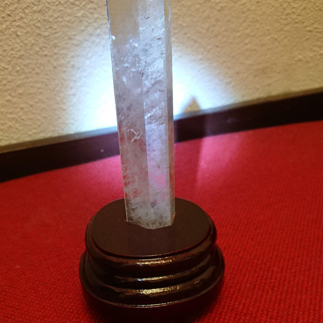 天然 水晶 六角柱 30センチ 大 運気 アップ 送料無料