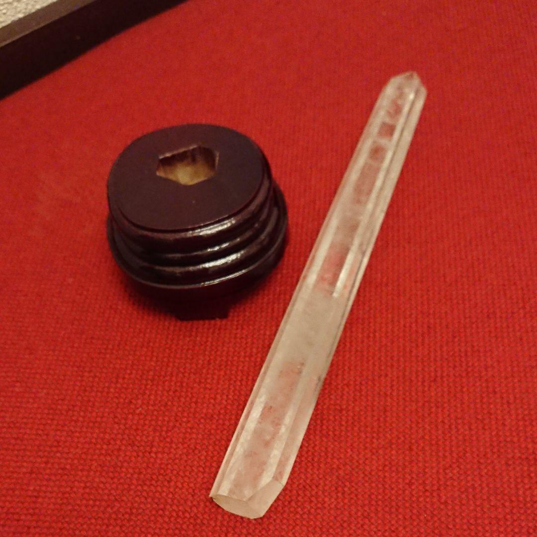 天然 水晶 六角柱 30センチ 大 運気 アップ 送料無料