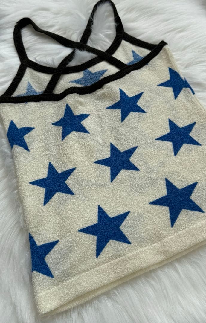 日本製　ヒステリックグラマー　星柄　タンクトップ　キャミソール