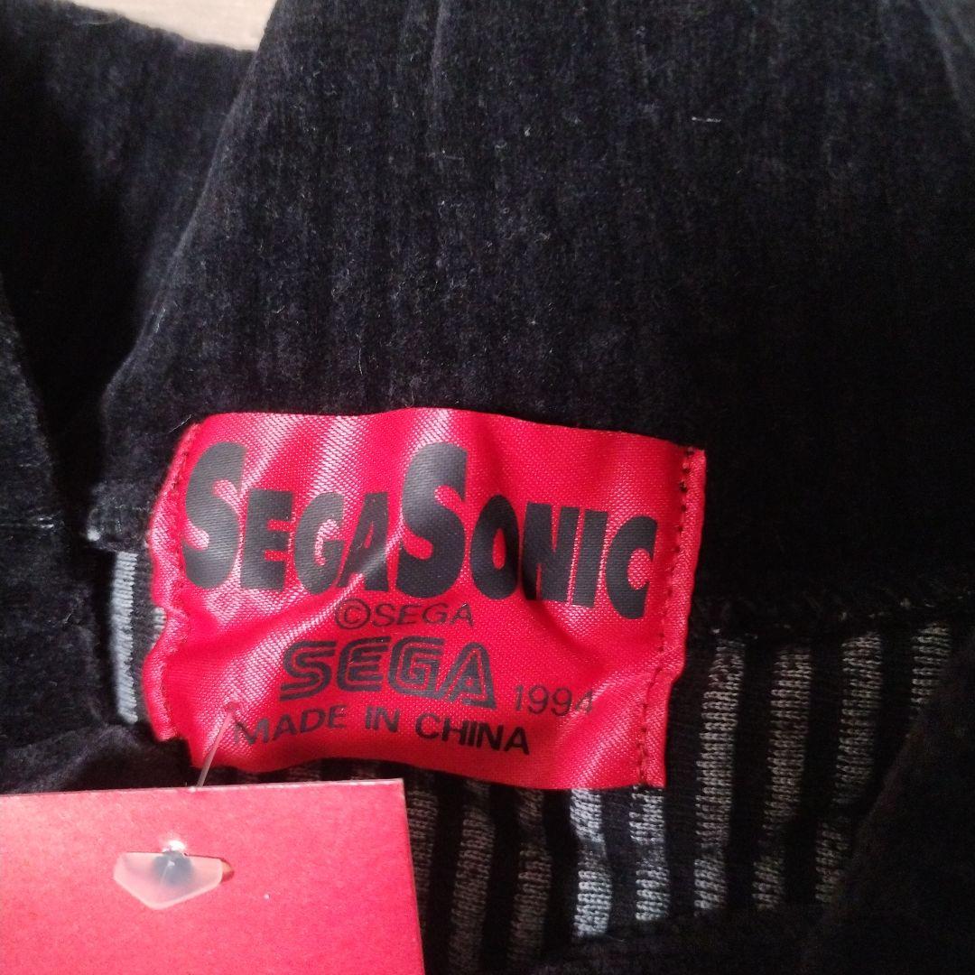 超レア☆90's SEGA SONIC ハイネック　タートルネック　コーデュロイ
