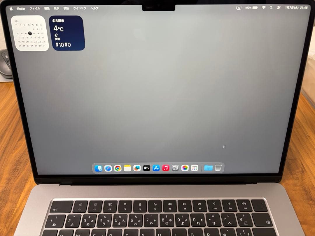 Apple MacBook air スペースグレー 15インチ　M2