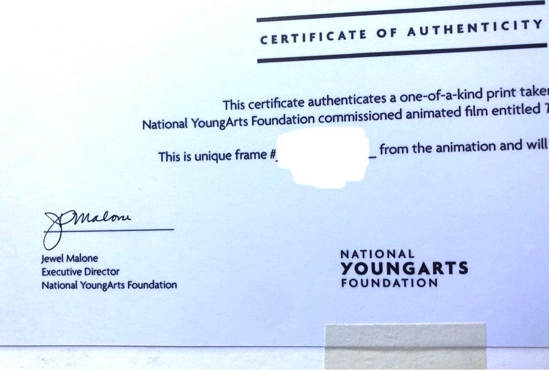 KAWS カウズ YoungArts ユニークピース COA付き