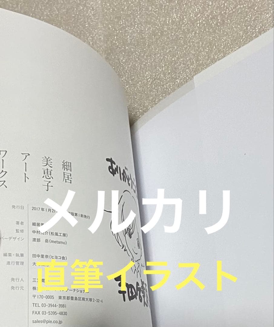 細居美恵子アートワークス アニメ 初版 初回 限定 原画 原画集
