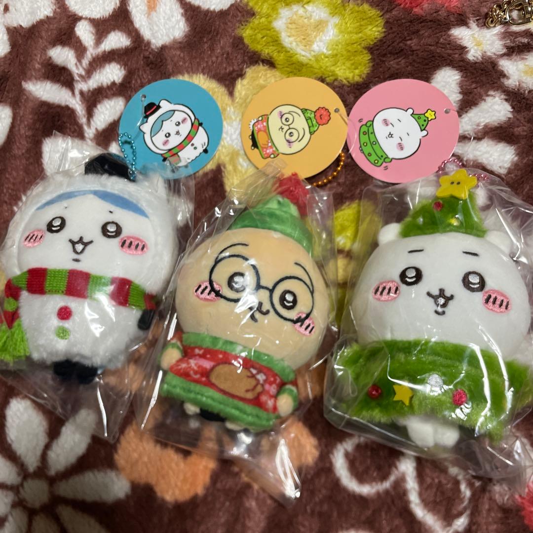ちいかわ　ハッピーホリデーなマスコット　3体セット