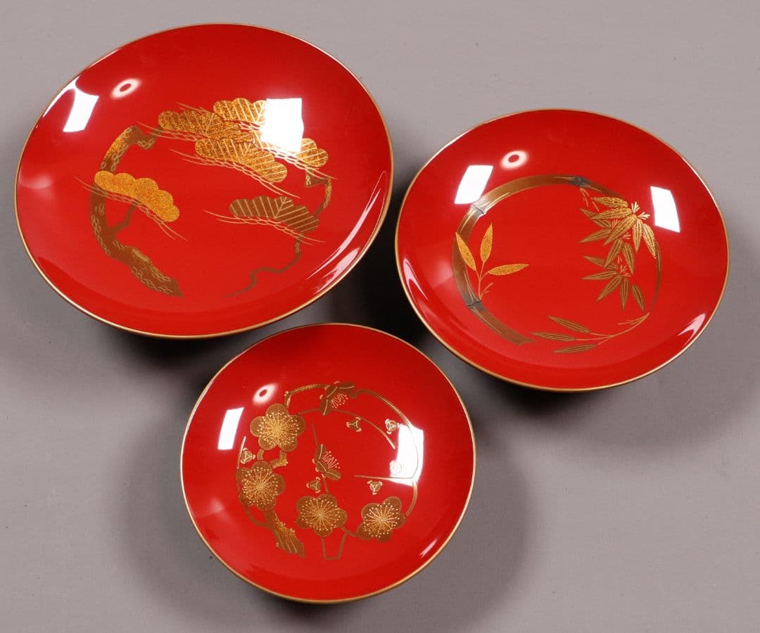 能登輪島塗 柴田屋造 花の丸蒔絵 屠蘇器 共箱 木製漆器 盃 銚子【MA271】