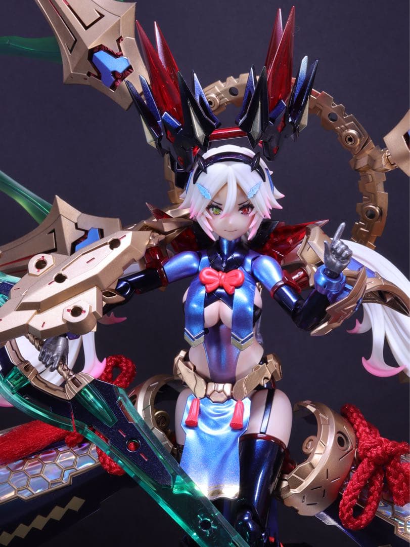 メガミデバイス　スサノヲレガリア　塗装済み完成品　素体付き