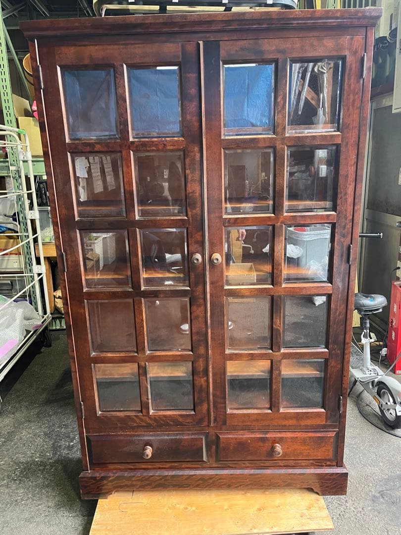 北海道民芸家具　アンティーク　レトロ　和モダン　本棚　書棚