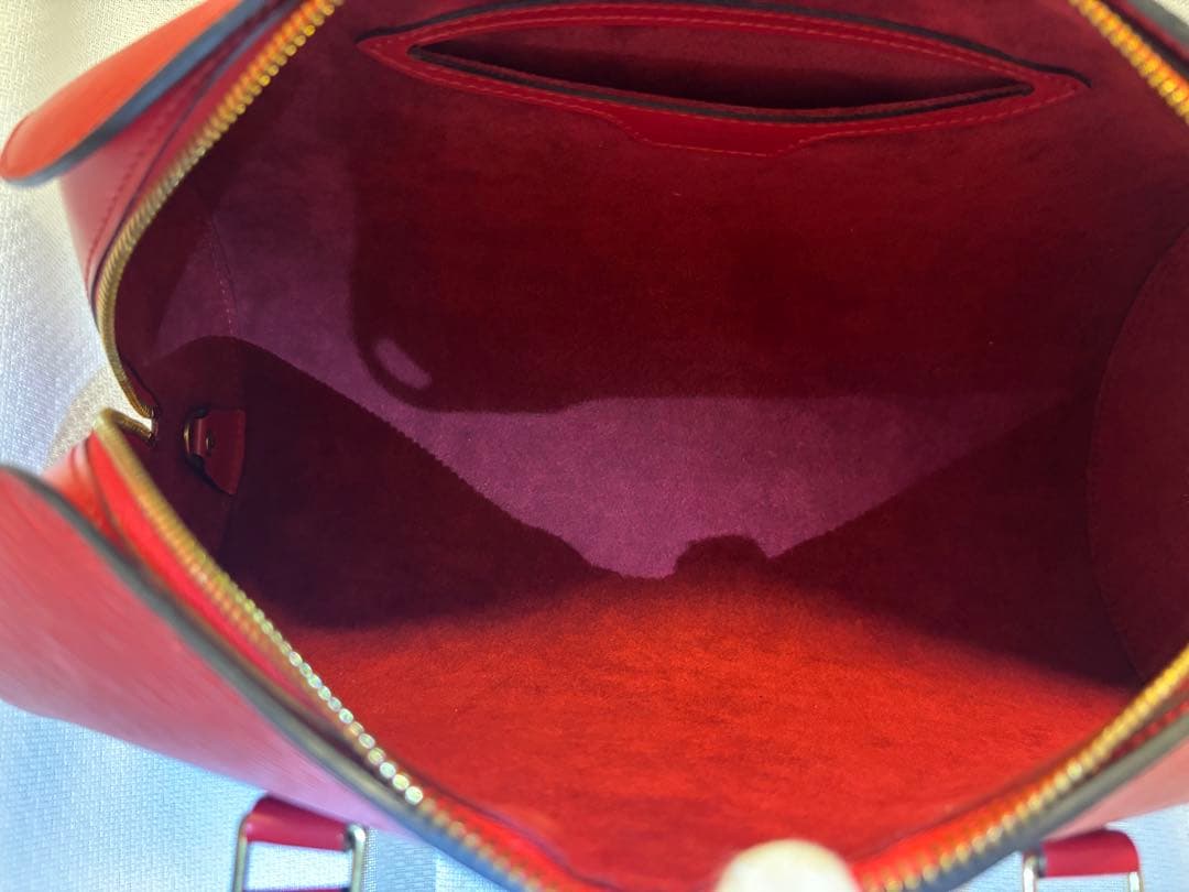 ルイヴィトン エピ スフロ カスティリアンレッド 赤 ミニポーチ付