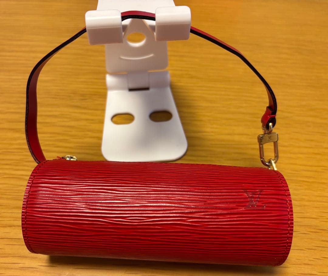 ルイヴィトン エピ スフロ カスティリアンレッド 赤 ミニポーチ付