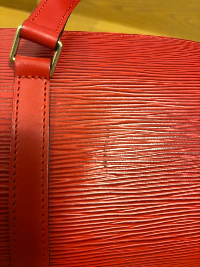 ルイヴィトン エピ スフロ カスティリアンレッド 赤 ミニポーチ付