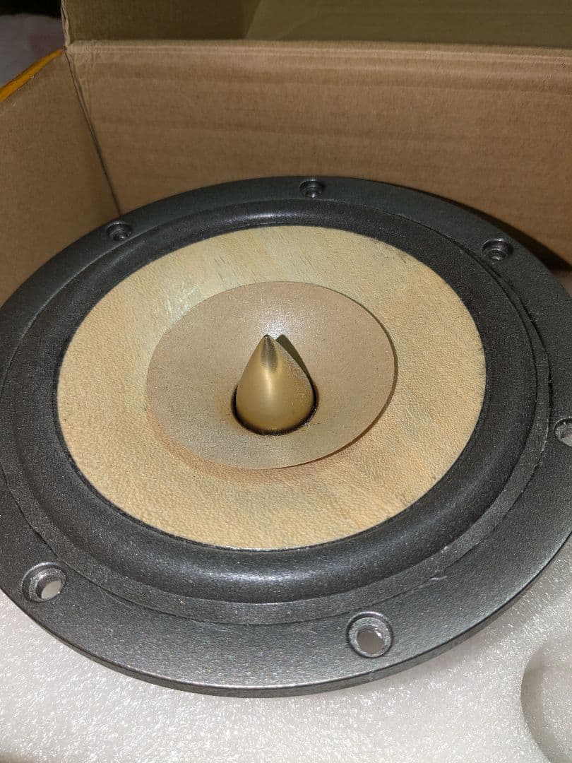 ウッド コーン フルレンジ スピーカー ユニット 6.5インチ 16cm ペア