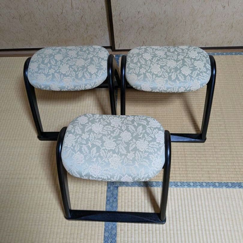 【美品】 貞苅椅子製作所・法事椅子３脚