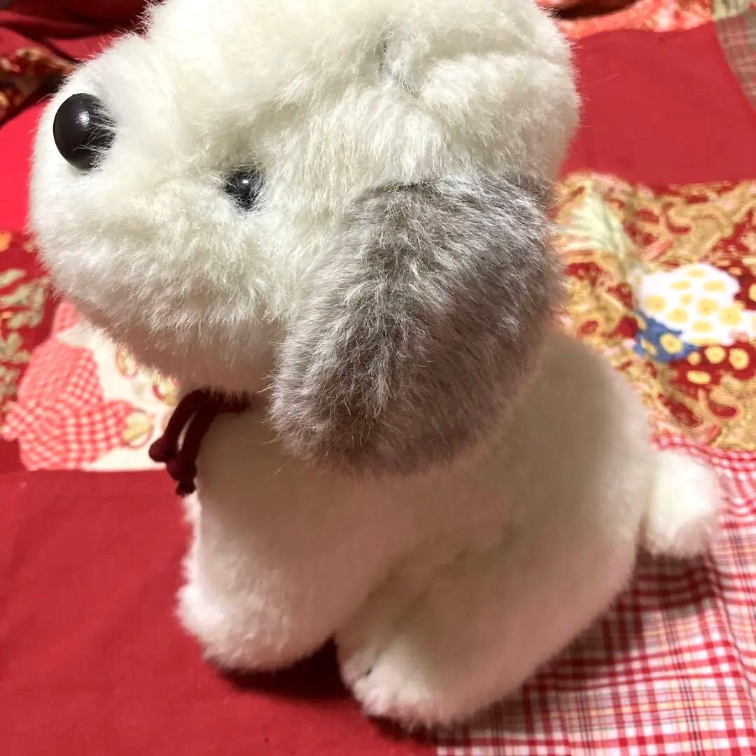 レトロぬいぐるみ犬うめ吉ぬいぐるみ　お座り犬　レトロ