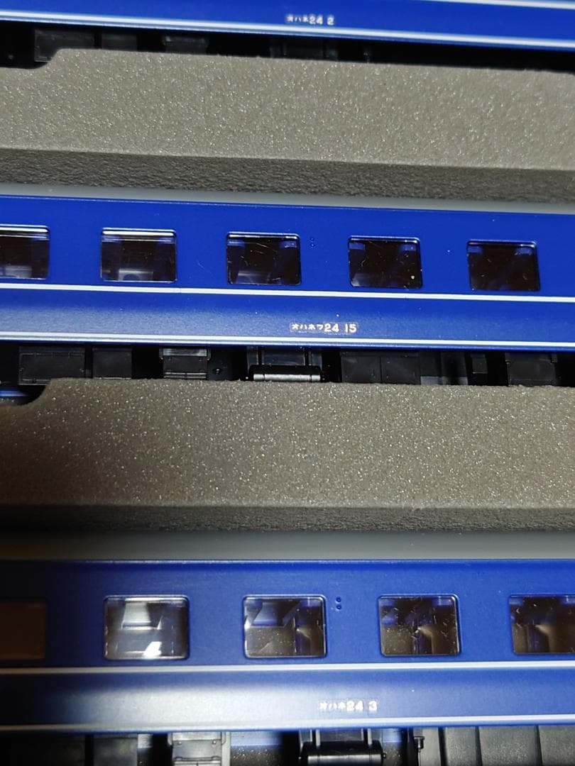 トミックス92814よりオハネフ24が2両とオハネ24が3両　扉帯無し