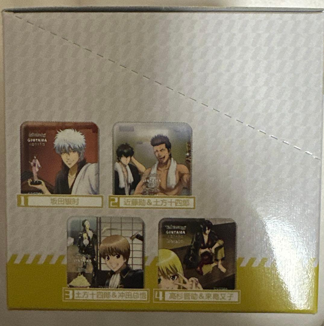 銀魂 くつろぎコレクション ～自撮～　スクエア缶バッジ コンプセット 海外版再販