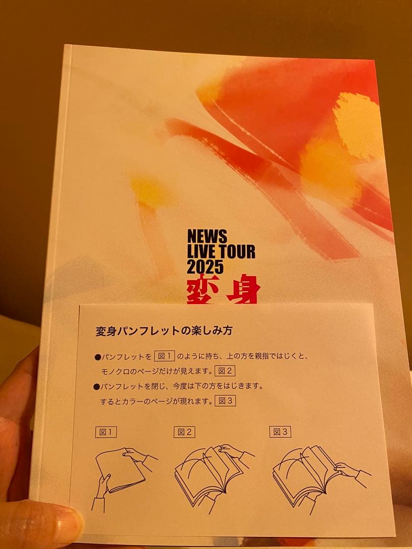 NEWS LIVE TOUR 2025 変身 パンフレット